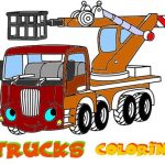 Funny Trucks Coloring